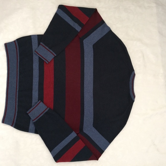 Brooks brothers multicolor v neck wool sweater - Picture 3 of 5